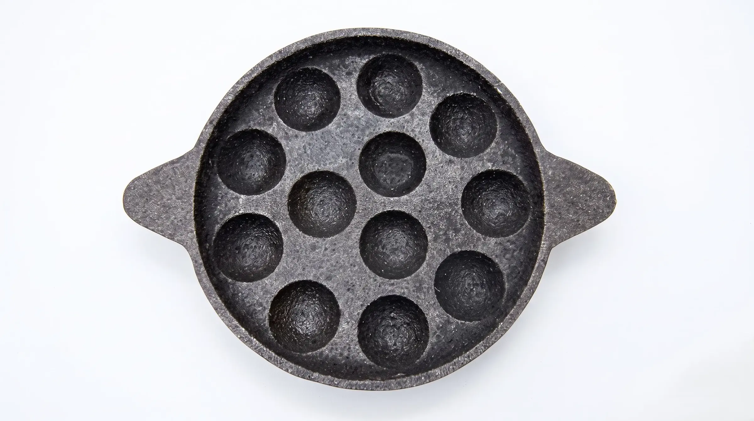 Cast Iron Appam Patra (12 Holes)